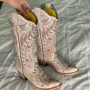 Corral cowboy boots E1547 white 8B (M)
